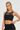Adele Mesh Ribbed Top - Black - Gazelle Activewear