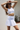 🇮🇹♻️Eco Luxe Viva Sports Bra - White - Gazelle Activewear
