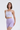 Eco Ribbed Shorts - Lavender - Gazelle Activewear