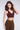 Infinity V-Neck Top - Burgundy - Gazelle Activewear