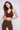 Infinity V-Neck Top - Burgundy - Gazelle Activewear