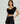Ariel 2-Way Mesh Top - Black - Gazelle Activewear
