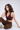 Infinity V-Neck Top - Burgundy - Gazelle Activewear