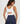 Adele Mesh Ribbed Top - White - Gazelle Activewear