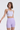 Eco Ribbed Shorts - Lavender - Gazelle Activewear