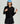 Lorraine Hooded Outer - Black - Gazelle Activewear