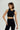 Lauren Back Tie Crop Top - Black - Gazelle Activewear