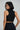 Enchant Ribbed Polo Top - Black - Gazelle Activewear