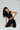 Enchant Ribbed Polo Top - Black - Gazelle Activewear